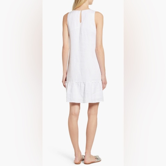 Tommy Bahama Porte Fino Sleeveless Linen Blend Shift Dress - Size XS - Picture 3 of 10